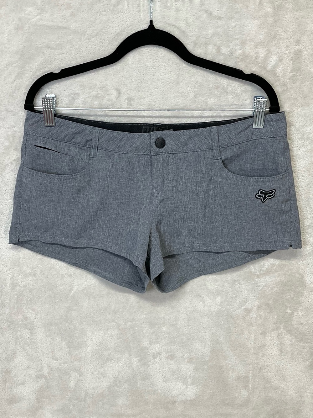 Fox Racing Tech Hybrid Board Shorts Womens Sz 8 Gray
